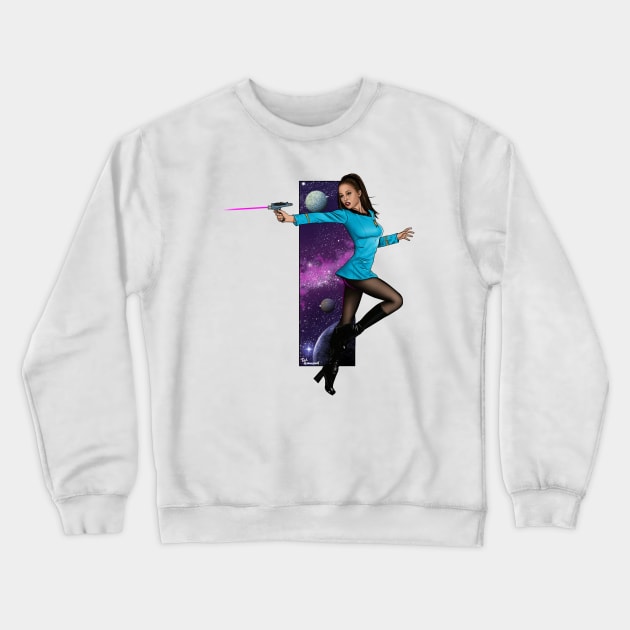 Trekkie Girl Crewneck Sweatshirt by ted1air